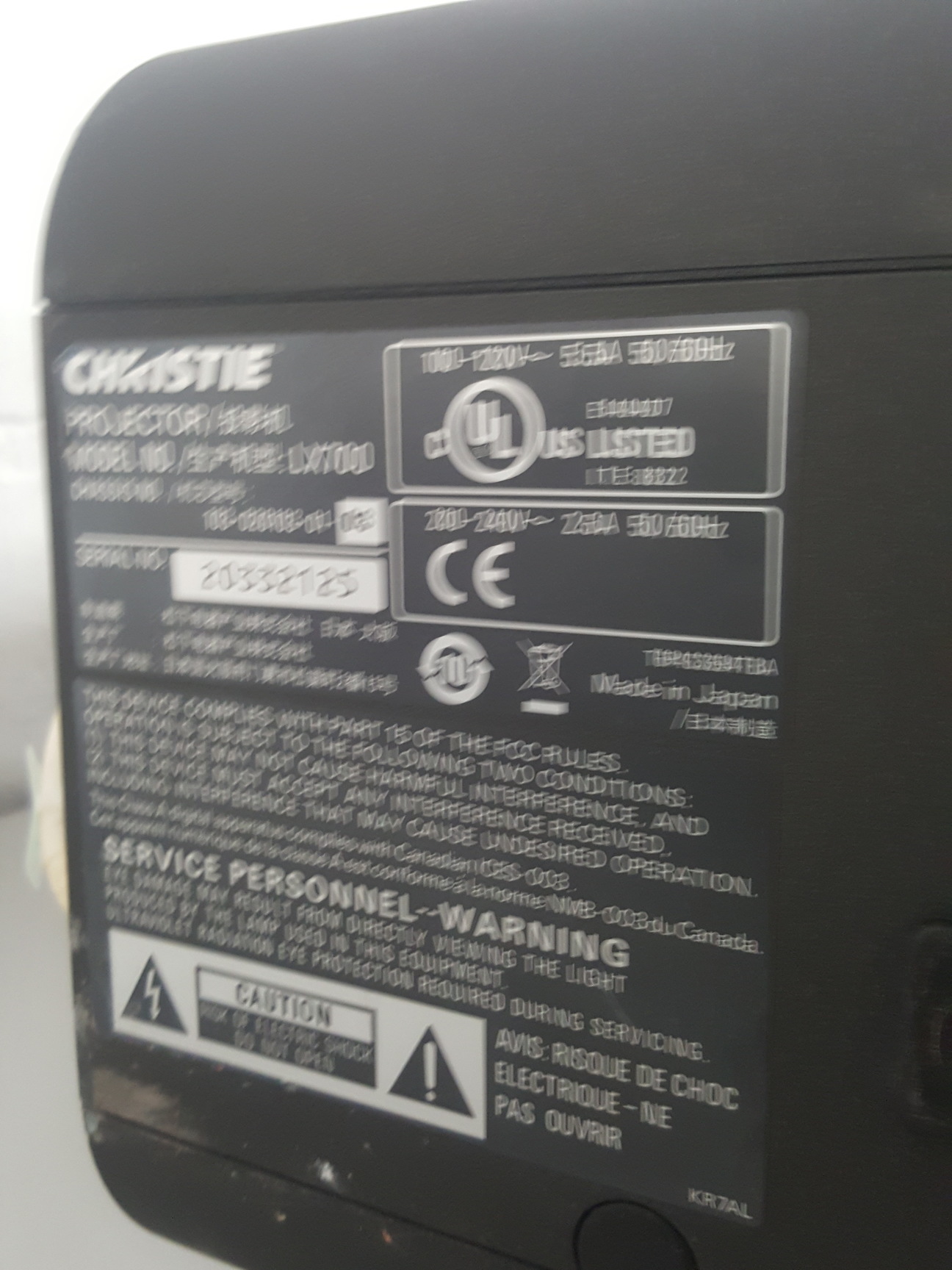 Image of Christie LX700 XGA Digital Projector