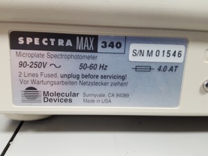 Thumbnail image of Molecular Devices SpectraMax 340 Microplate Reader Spectrophotometer Lab Spares