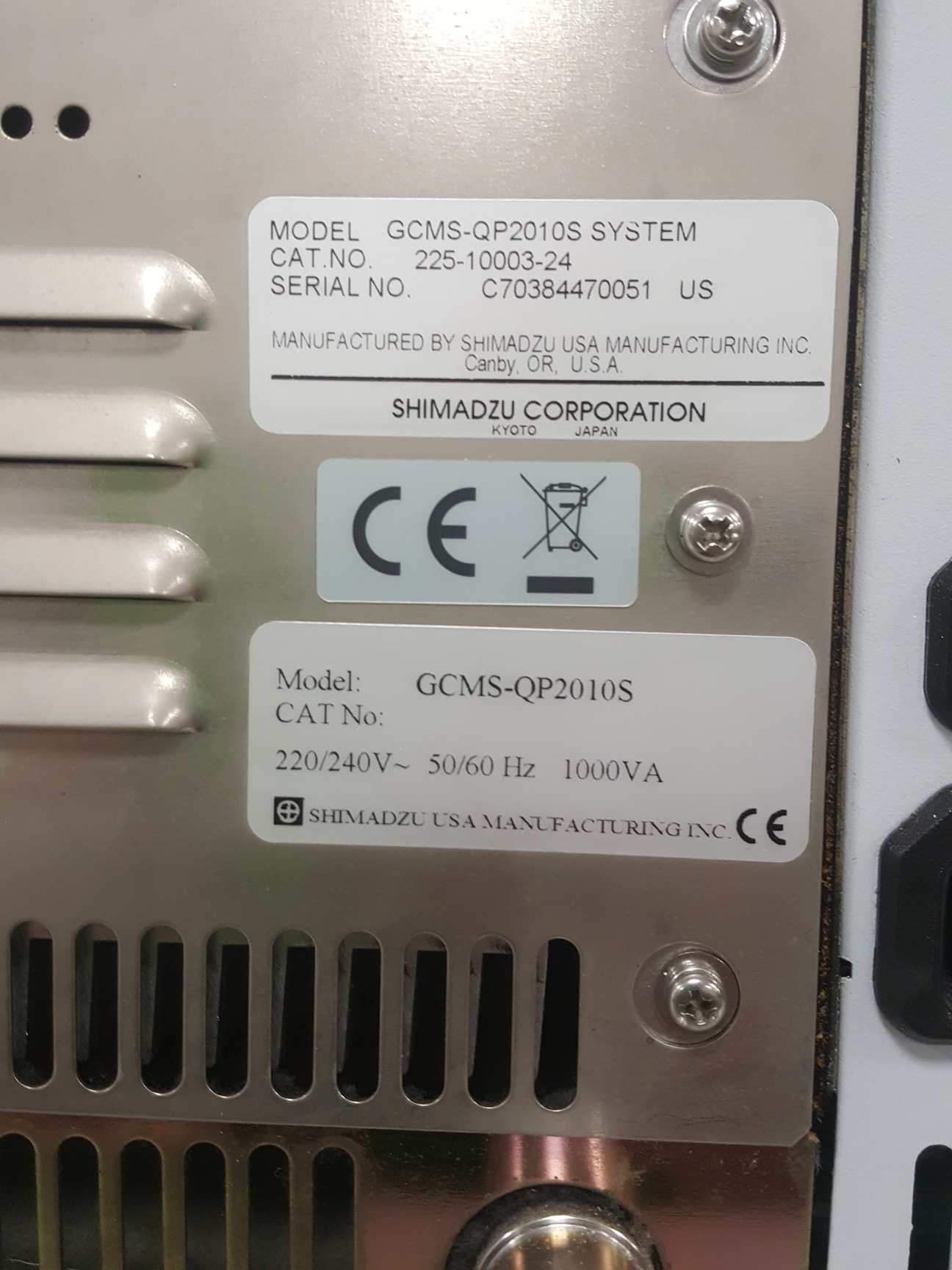 Image of Shimadzu GCMS-QP2010 SE + GC-2010 + AOC-20I Auto Injector Gas Chromatograph GCMS