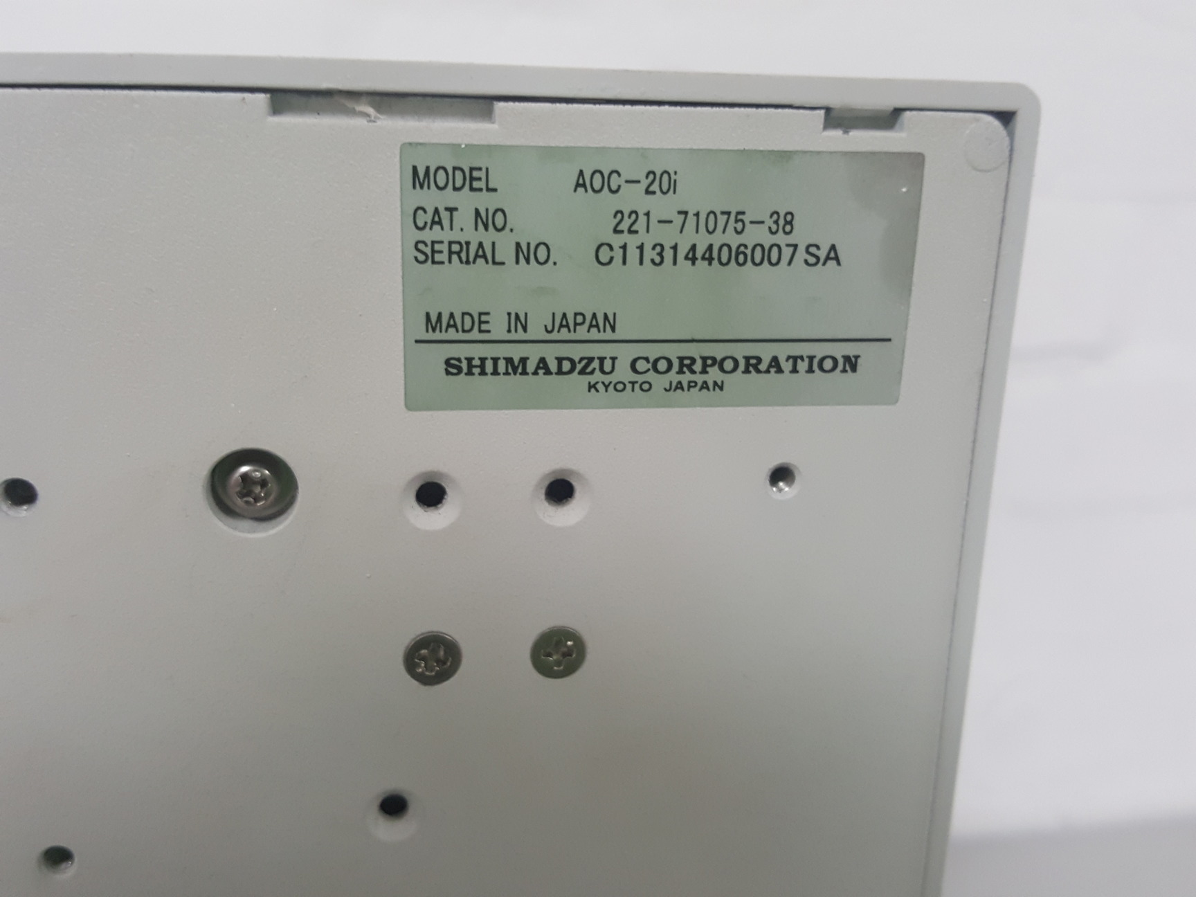 Image of Shimadzu GCMS-QP2010 SE + GC-2010 + AOC-20I Auto Injector Gas Chromatograph GCMS