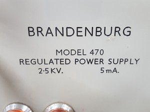 Thumbnail image of Brandenburg 470 Regulated Power Supply + Stabilised Power Supply 2.5kV 5mA Lab