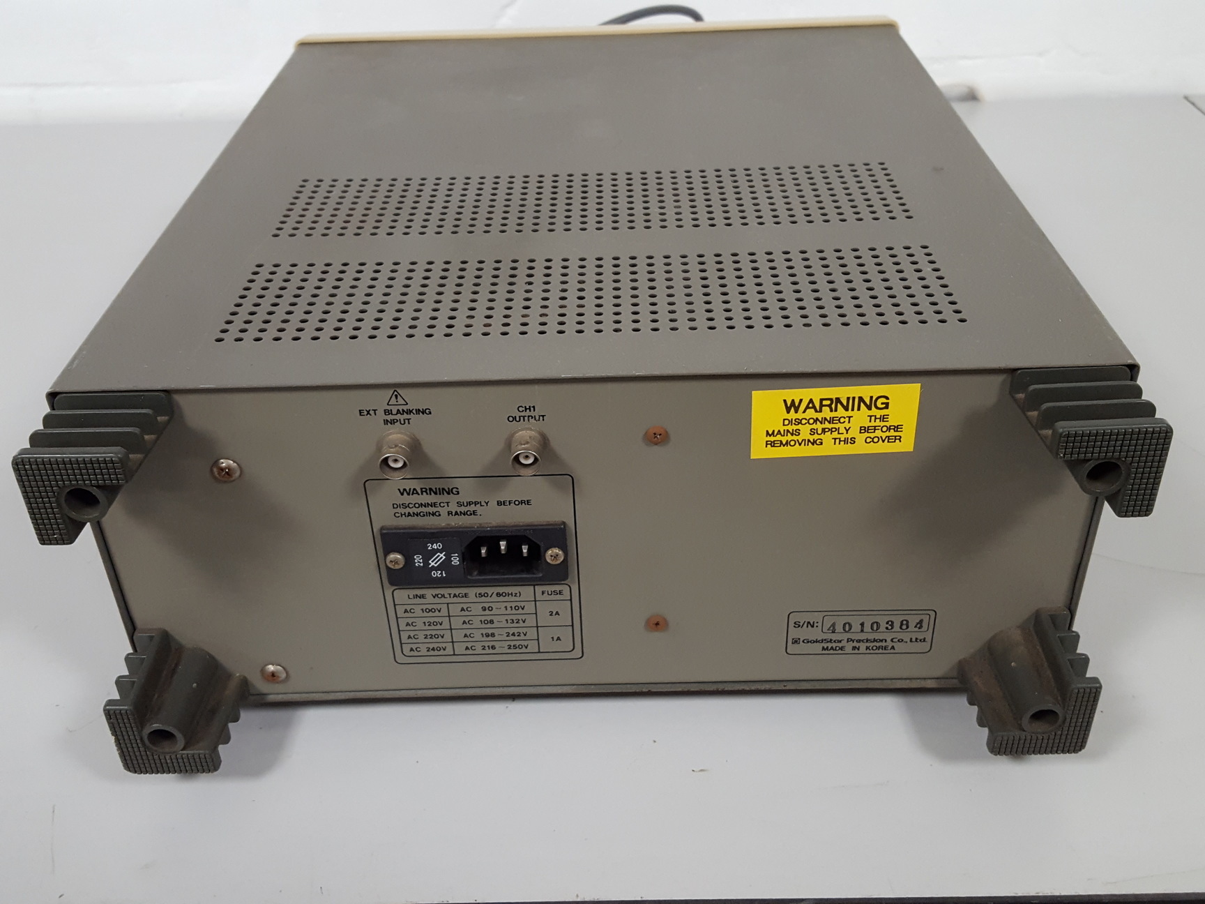 Image of Goldstar OS-9020A Oscilloscope