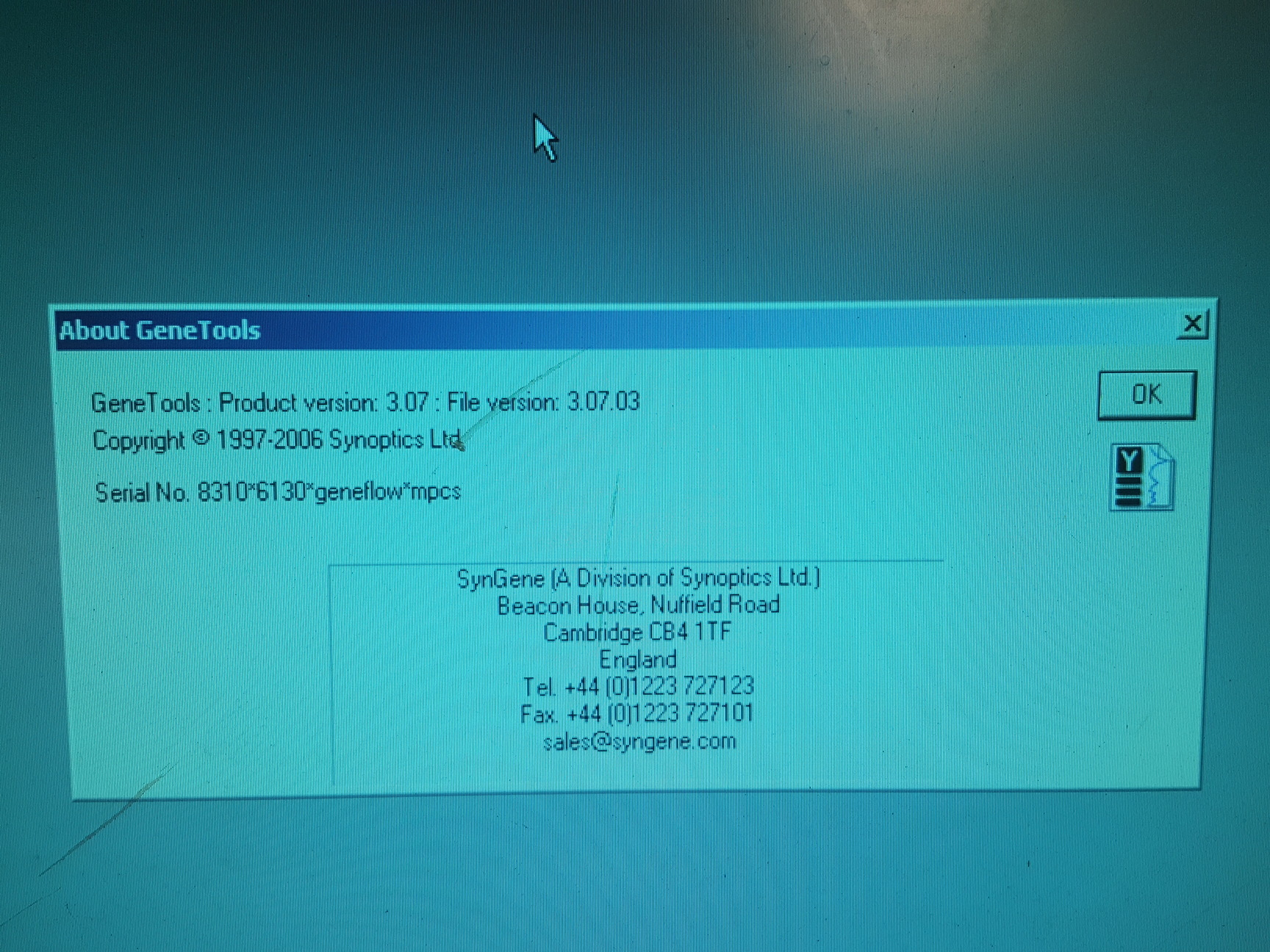 Image of Syngene GeneGnome 50000 Bioimaging Chemiluminescence Gel Doc System Lab