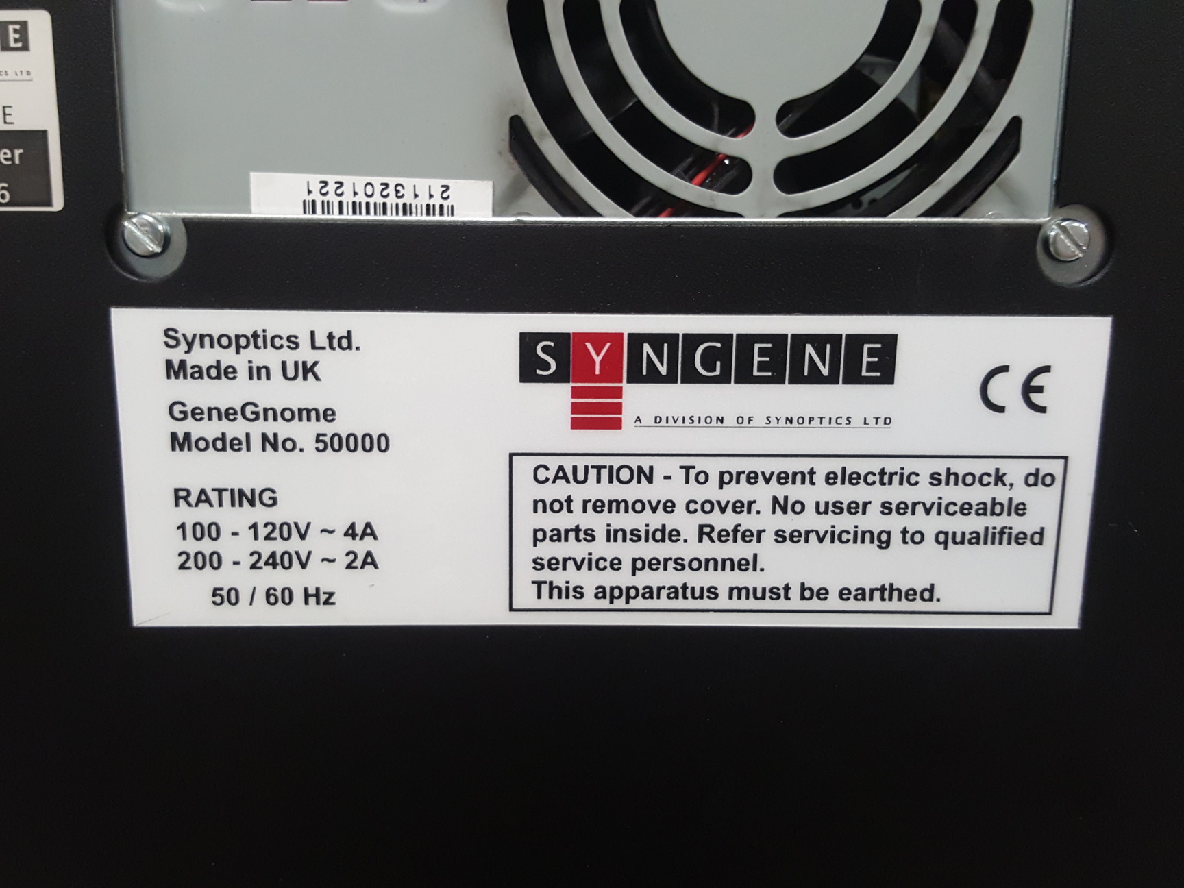 Image of Syngene GeneGnome 50000 Bioimaging Chemiluminescence Gel Doc System Lab