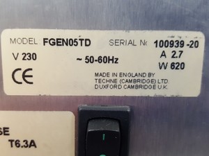 Thumbnail image of Techne Genius Thermal Cycler FGEN05TD Lab PCR