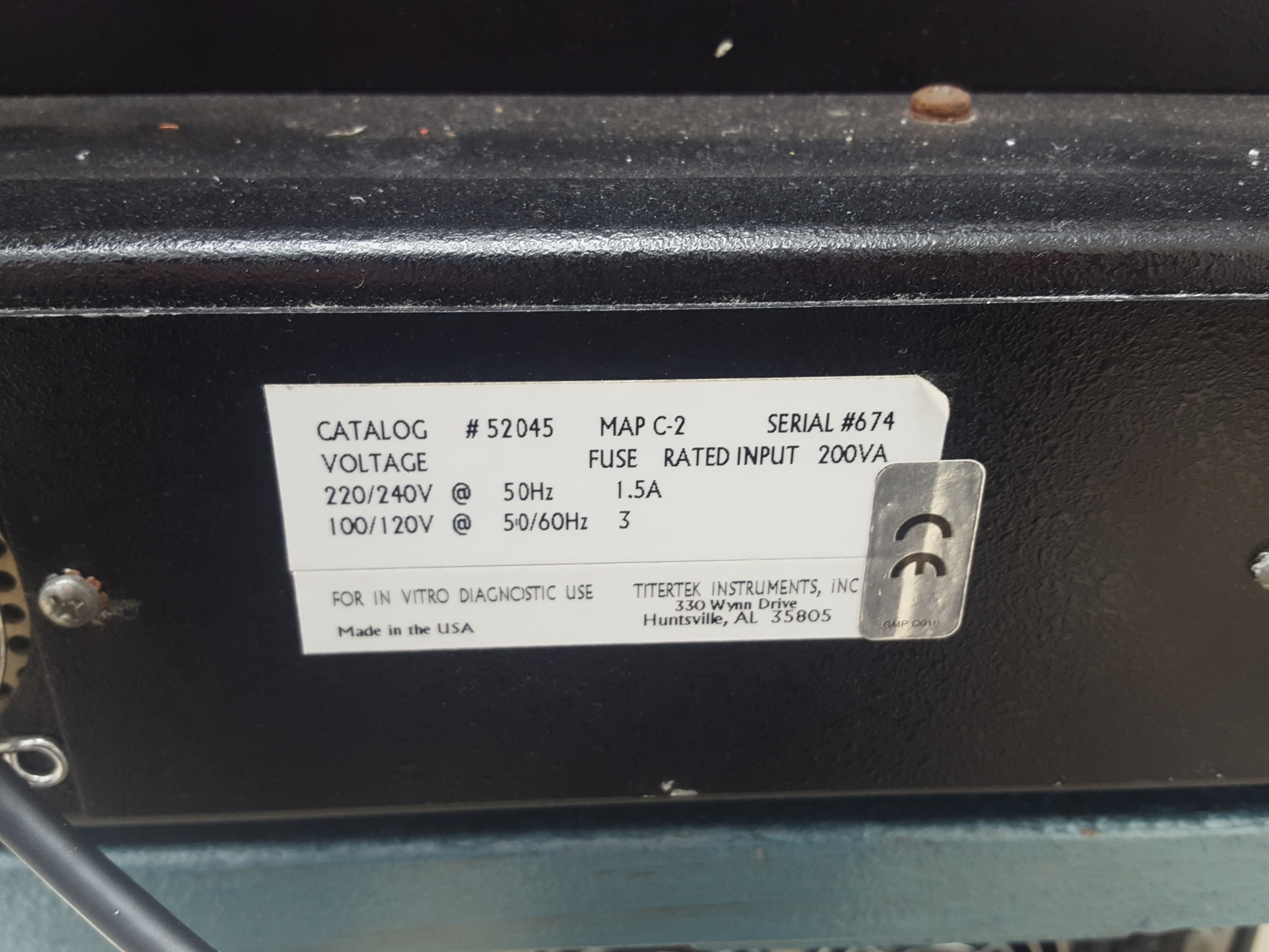 Image of Titertek MAP-C II 52045 Microplate Washer Lab