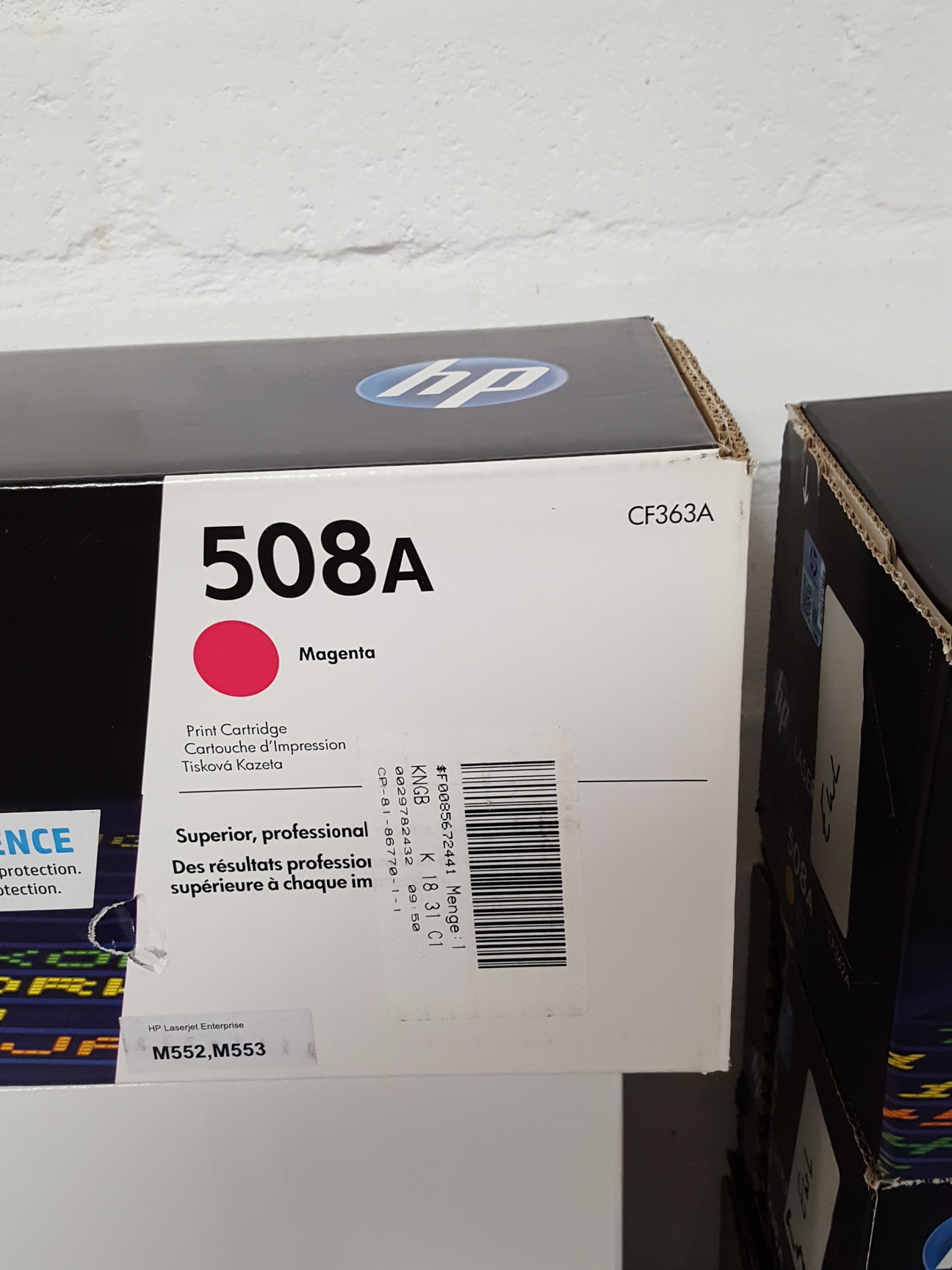 Image of Lot of 6x HP Multi-Color Toner Cartridges 