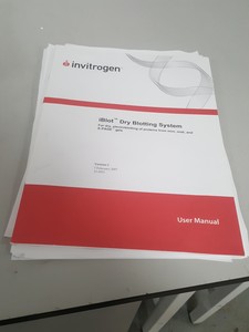 Thumbnail image of Invitrogen iBlot Dry Gel Blotting Transfer System Ethrog Biotechnologies Lab
