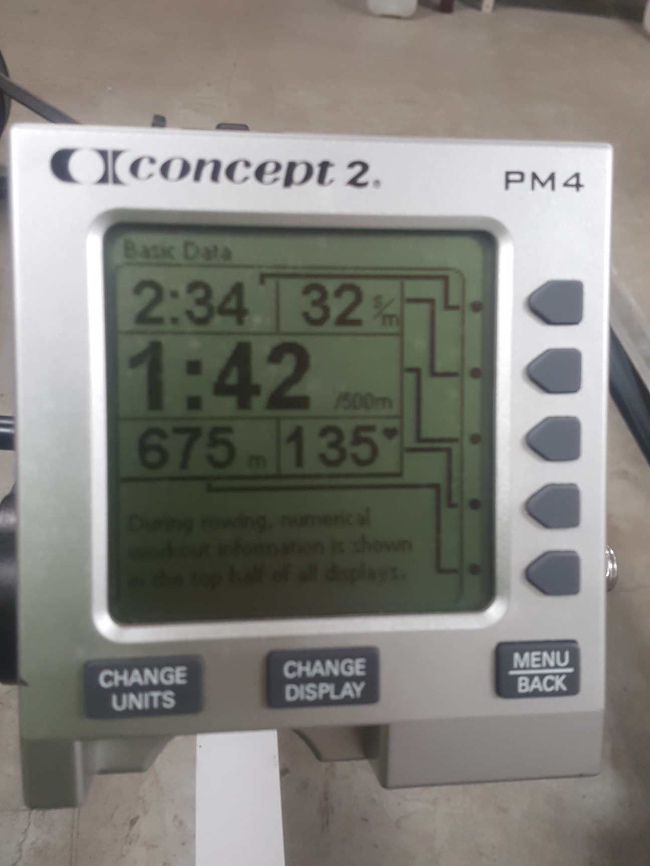 Pm4 Rowing Machine Concept2 Dynamic Indoor Rowing Machine With PM4 Gym Fitness Rower