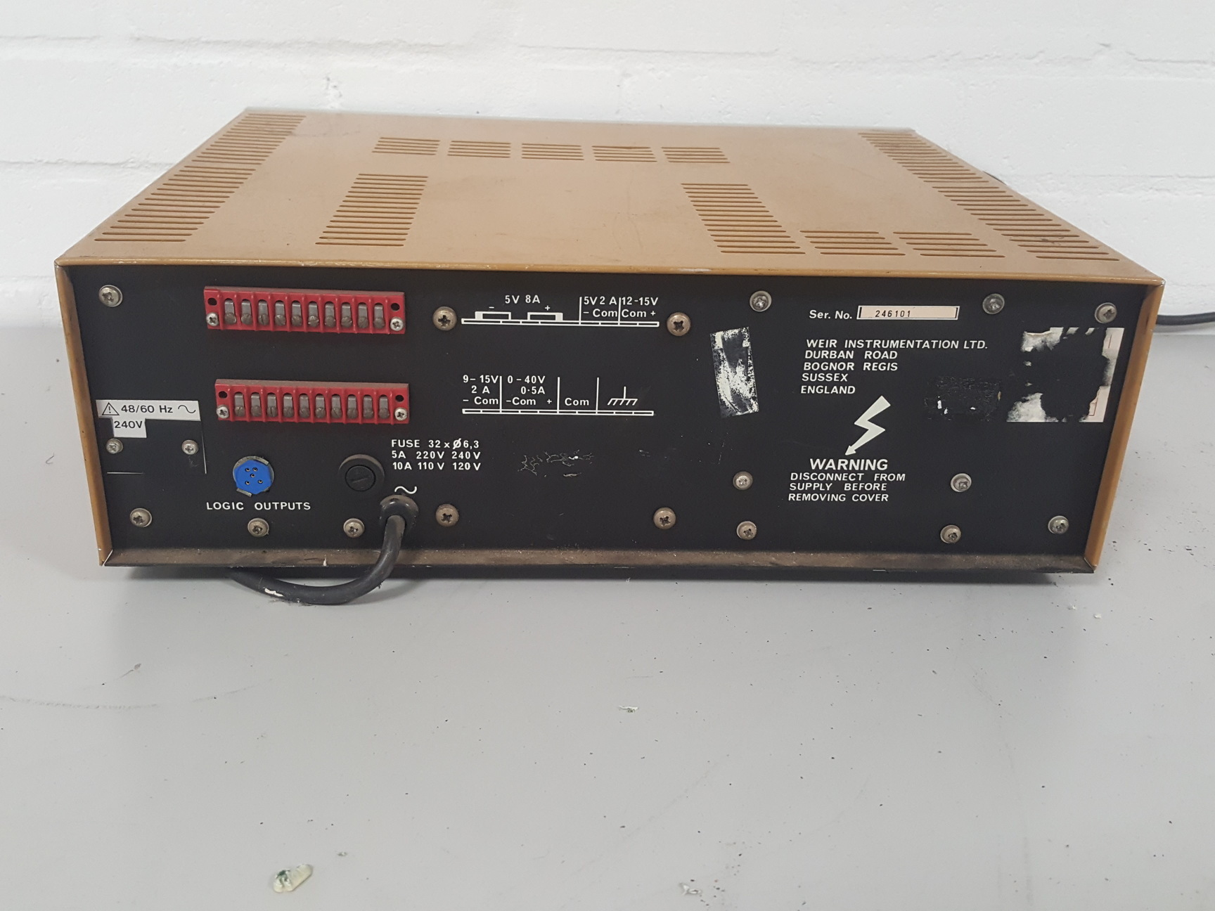 Image of Wier Microlab 105 Power Supply Lab - Spares Repairs