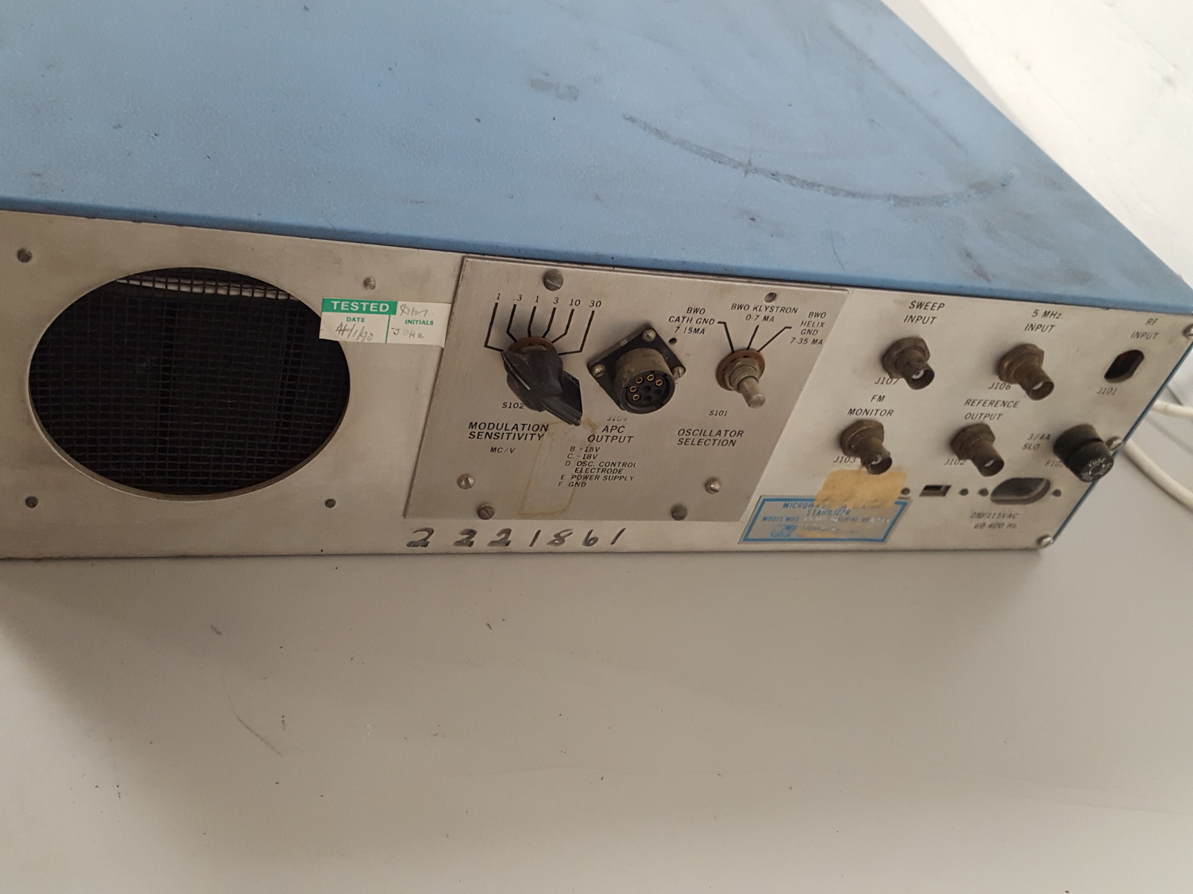 Microwave Systems MOS5RS Microwave Oscillator Stabilizer