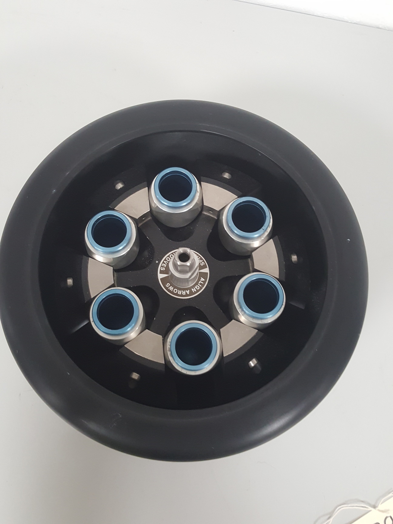 Image of Align Arrows / Beckman Coulter JS-131 6 Tube Centrifuge Rotor Lab