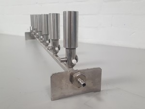 Thumbnail image of Metal Gas / Water / Fluid Distribution Line 6-Way Lab
