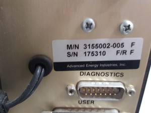 Thumbnail image of Advanced Energy RFX-600 Generator Reflected Power Supply - Spares Repairs 