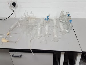 Thumbnail image of Job lot of Distillation Columns + Other Lab Glassware Chemical Engineering