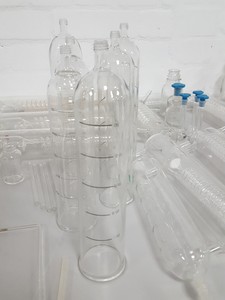 Thumbnail image of Job lot of Distillation Columns + Other Lab Glassware Chemical Engineering