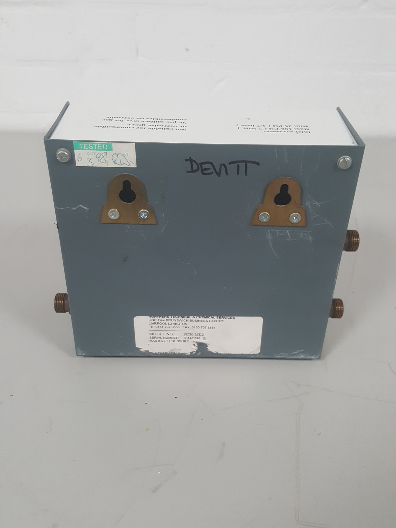 Image of NTC Pneuchange PC30 MK2 Automatic Gas Cylinder Change-Over Unit