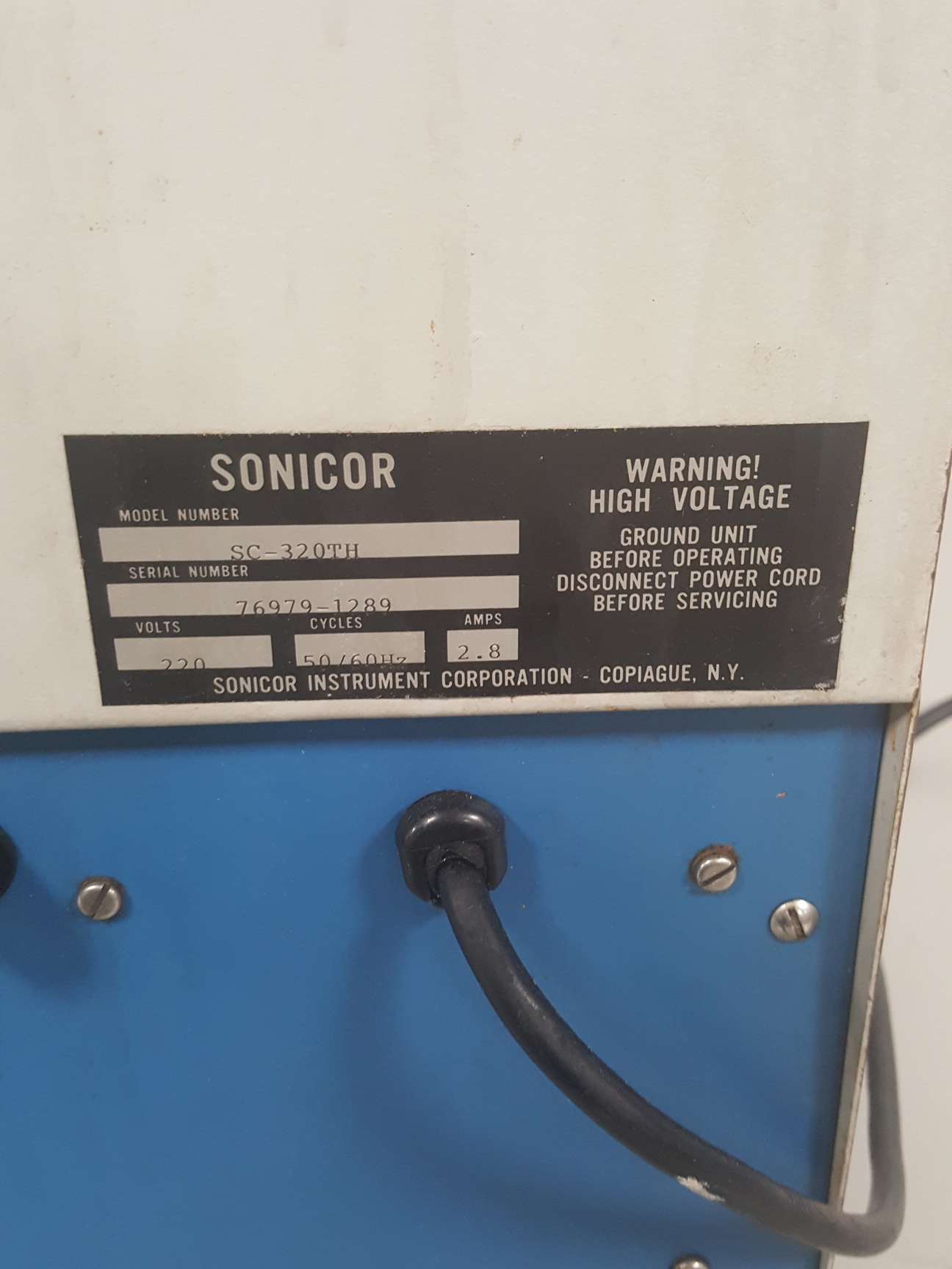 Image of Sonicor SC320-TH Ultrasonic Cleaner Lab - Spares Repairs