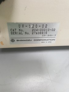Thumbnail image of Shimadzu UV-120-02 Laboratory Spectrophotometer Lab Spec
