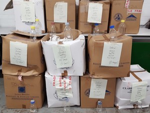 Thumbnail image of Large lot of 533 Lab Duran Bottles Glassware Glass 91x 1000, 334x500, 108x 250mL