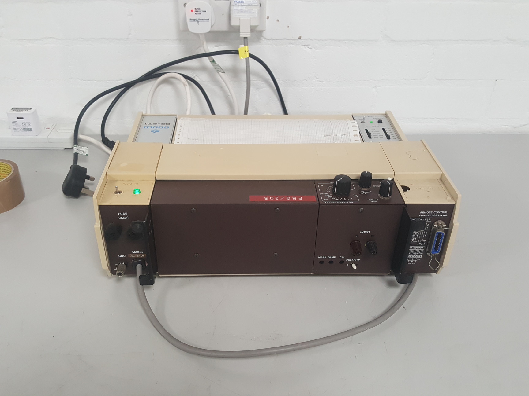 Image of Gould Model BS-271 Chart Recorder Lab