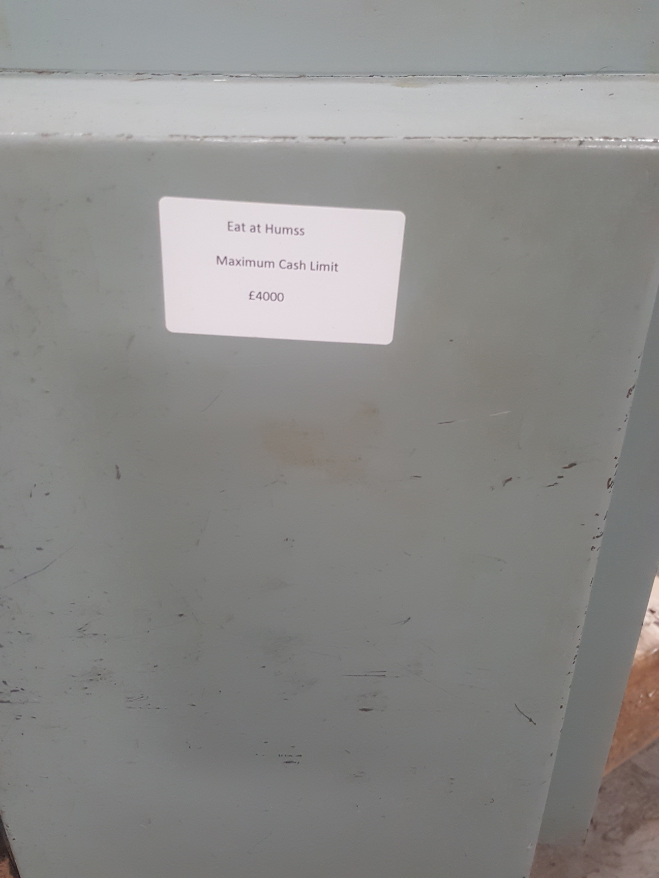 Image of Small Cash Safe Office Catering Retail with Key