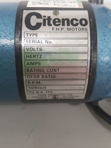 Thumbnail image of Citenco F.H.P. RQ7 Ultra Low Variable Motor 