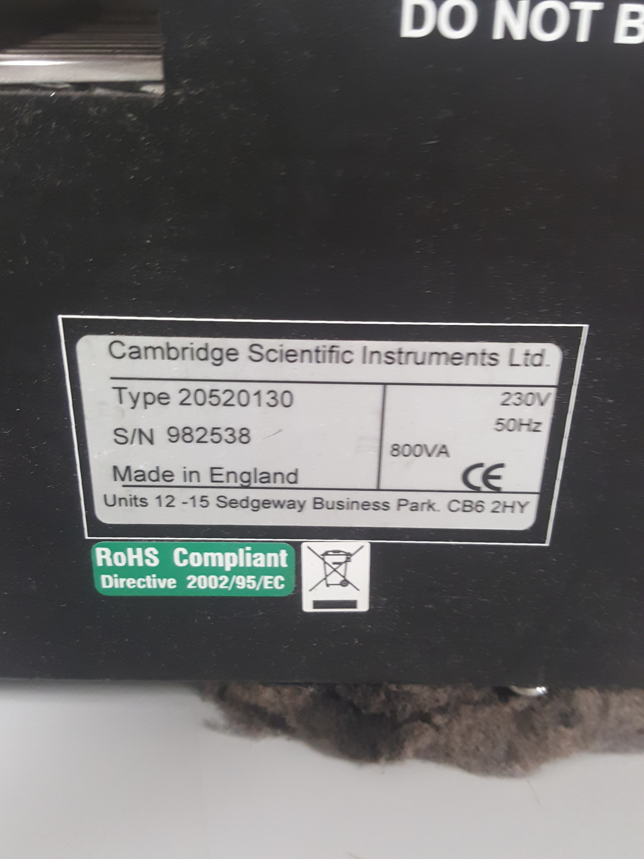 Image of Cambridge Scientific 200 series Gas Chromatography System