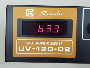 Thumbnail image of Shimadzu UV-120-02 Lab Spec Laboratory Spectrophotometer