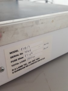 Thumbnail image of RA Lamb E18/1 Laboratory Slide Drying Hotplate Lab