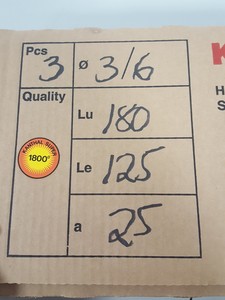 Thumbnail image of Kanthal Super 3/6 Molybdenum Disilicide (Lot of 3)  Oven / Furnace Element