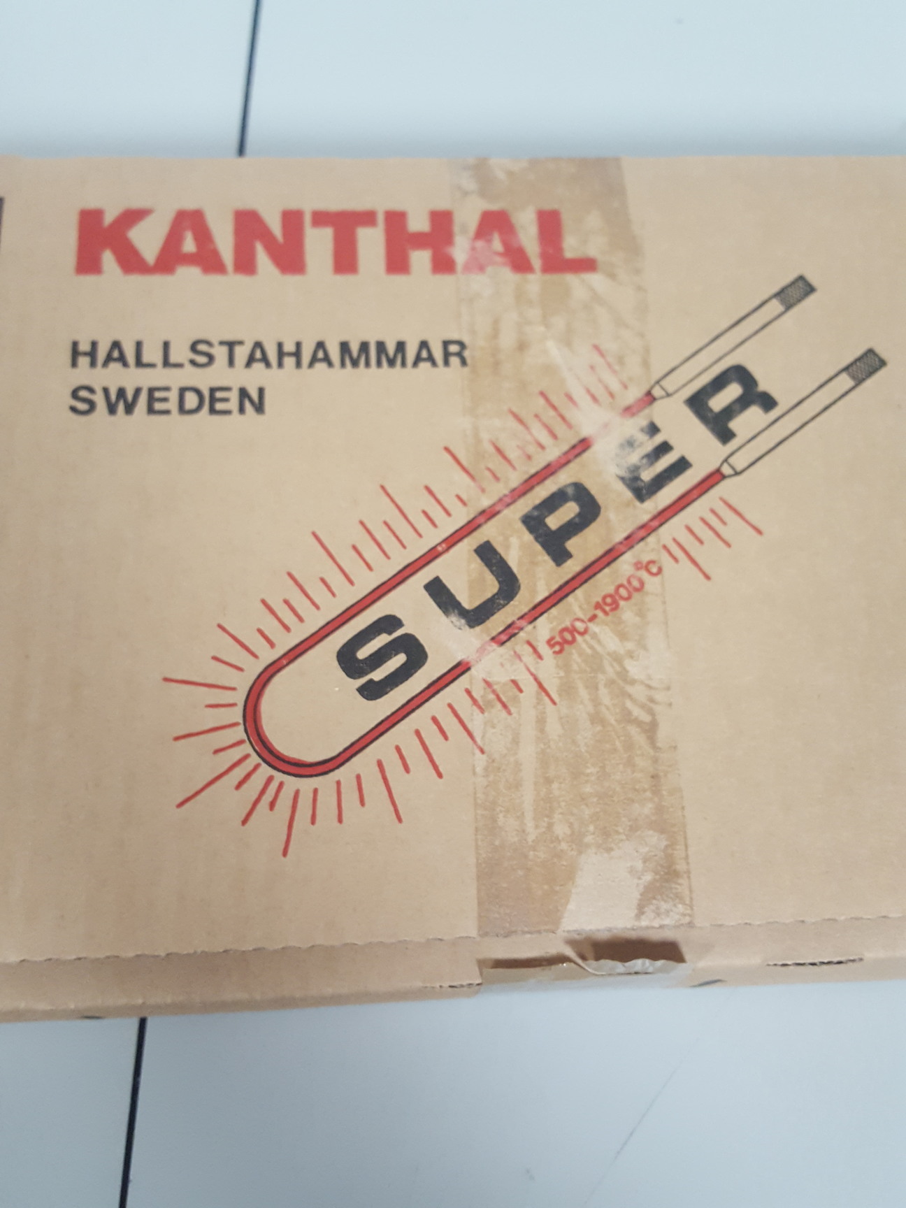 Image of Kanthal Super 3/6 Molybdenum Disilicide (Lot of 3)  Oven / Furnace Element