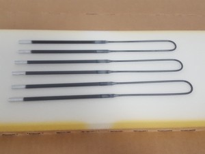 Thumbnail image of 3x Kanthal Super 3/6 Molybdenum Disilicide Oven / Furnace Element 500-1900C