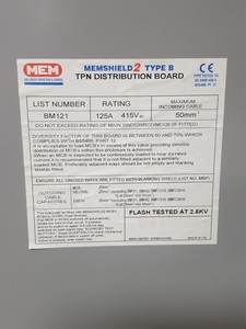 Thumbnail image of Eaton Memshield 2 BM121 TPN Distribution Board