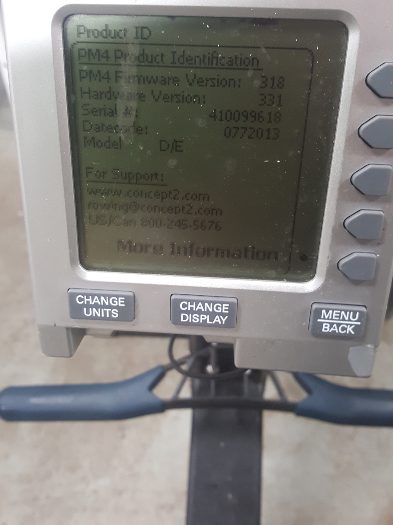 Image of Concept 2 Model D Rowing Machine Indoor With PM4 Monitor Gym Commercial