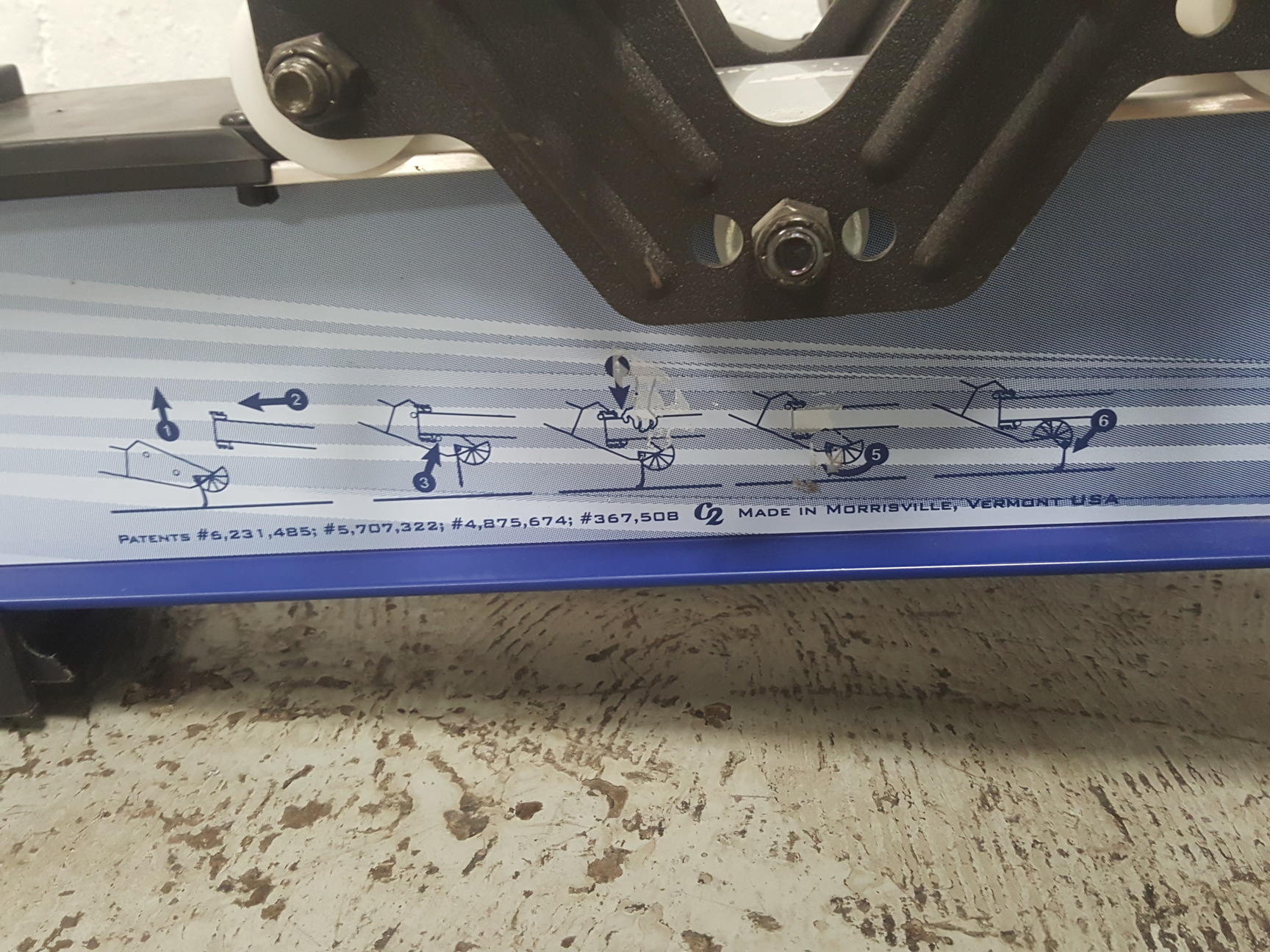 Image of Concept 2 Model D / E Indoor Rowing Machine 2x Spare Legs