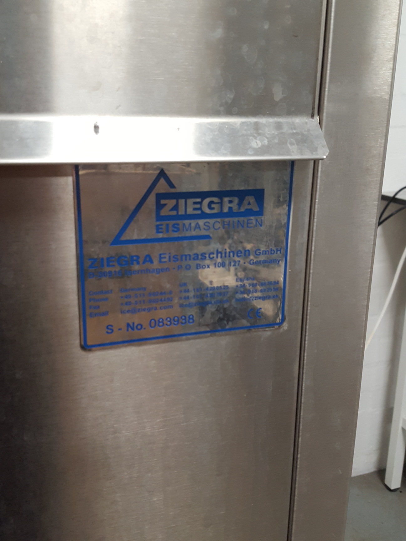 Image of Ziegra Ice Machine Lab Ice Maker Flaker - Faulty Spares/Repairs