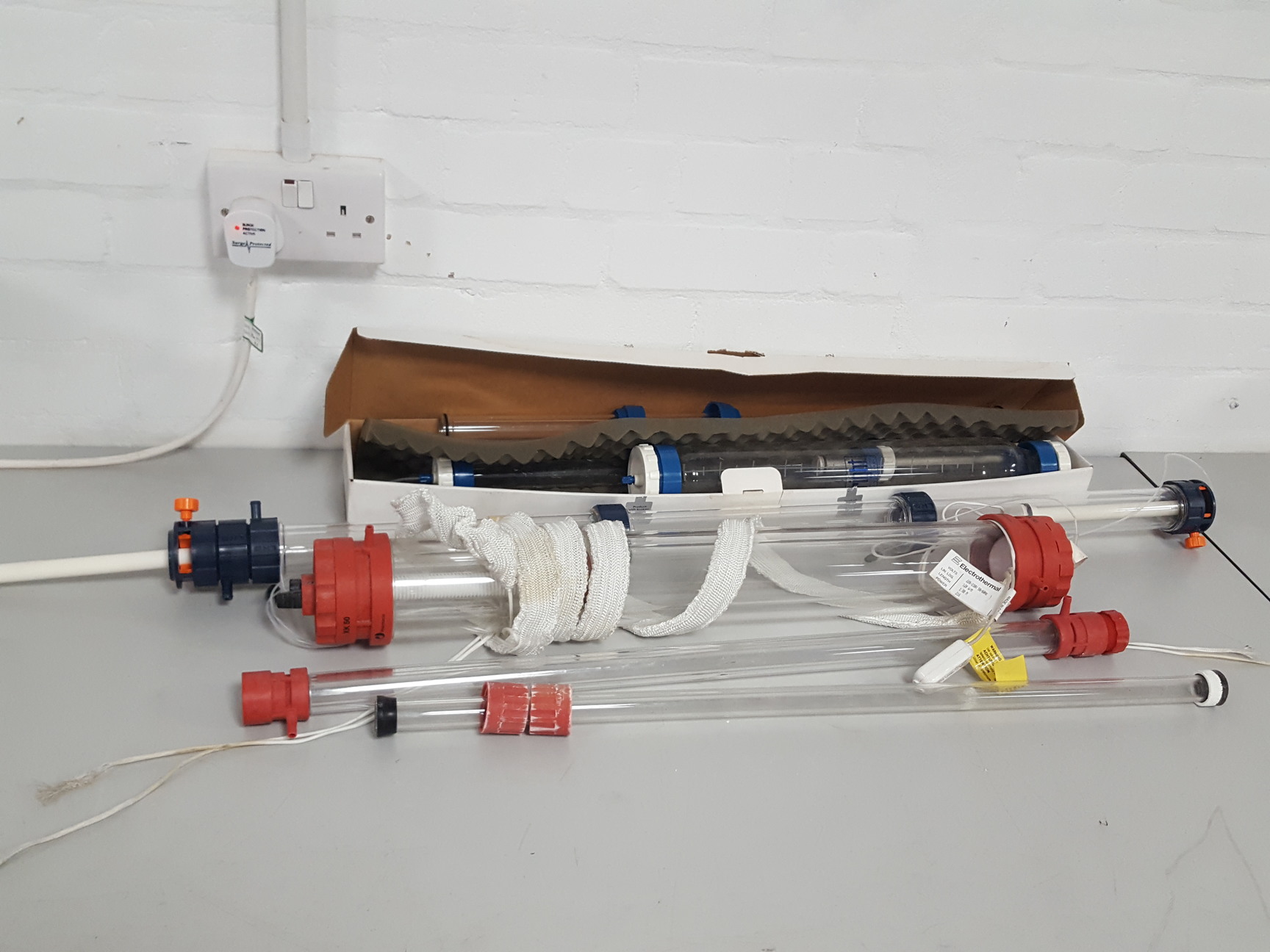 Image of Wright Scientific & Pharmacia Biotech XK50 Chromatography Columns FPLC