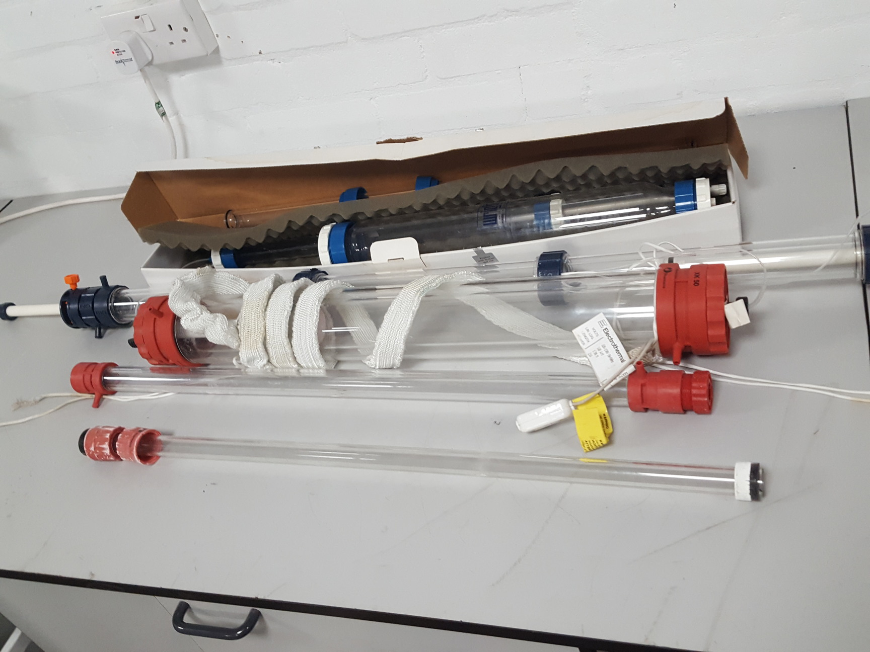 Image of Wright Scientific & Pharmacia Biotech XK50 Chromatography Columns FPLC