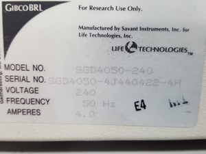 Thumbnail image of Life Technologies GD40/50 Slab Gel Dryer Electrophoresis Lab