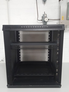 Thumbnail image of Black 19" Server Rack 12U / 53.4CM +2 Trays & 1 Vented Back Plate