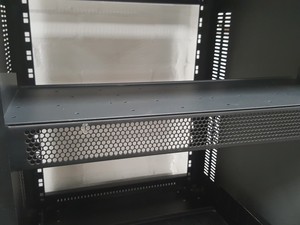 Thumbnail image of Black 19" Server Rack 12U / 53.4CM +2 Trays & 1 Vented Back Plate