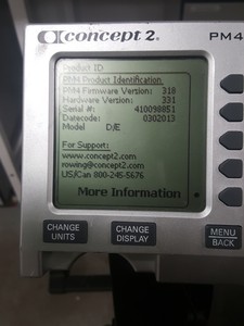 Thumbnail image of Concept 2 Model D Rowing Machine Indoor With PM4 Monitor Gym Commercial