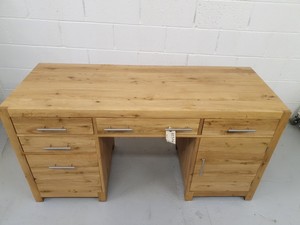 Thumbnail image of Solid Oak Office Desk Furniture