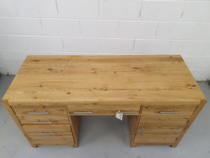 Thumbnail image of Solid Oak Office Desk Furniture