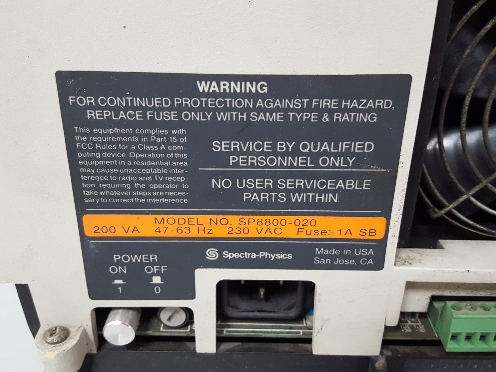 Image of Spectra Physics Model SP8800-020 Ternary HPLC Pump Lab