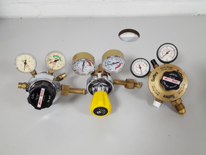 Thumbnail image of Lot of 3 Expired Gas Regulators Saffire Argon, BOC CO2, NTC 4 Bar