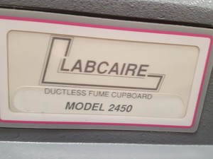 Thumbnail image of Labcaire FE-2450 Ductless Fume Hood Model 2450 Lab Benchtop