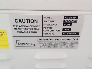 Thumbnail image of Labcaire FE-2450 Ductless Fume Hood Model 2450 Lab Benchtop