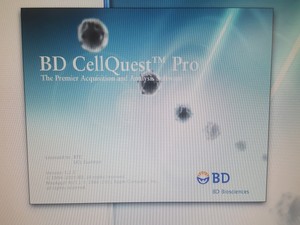 Thumbnail image of Becton Dickinson FACScan Flow Cytometer + Software & Dongle + Transformer Lab